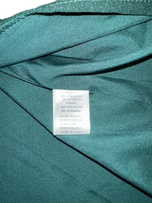 NWT Ivy City Co Marni Dress Dark Green Square Neck Shoulder Ties Midi SMALL thumbnail 5
