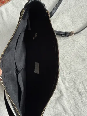 A New Day Black Pebbled Crossbody Bag with Adjustable Strap, practical, easy thumbnail 2