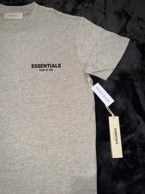 Fear of God Essentials Dark Oatmeal Tshirt thumbnail 3