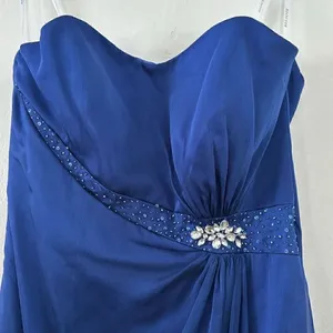 BELSOIE Formal midi dress NWT Blue Size 14 thumbnail 3