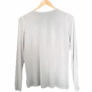 American Eagle Soft & Sexy Top Sz Small Sage Green Lace Up Y2K 2000s Long Sleeve thumbnail 2