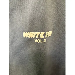 White Fox Vol.3 Ocean Puff Print Logo Oversized Offstage Hoodie Sweatshirt S/M thumbnail 5
