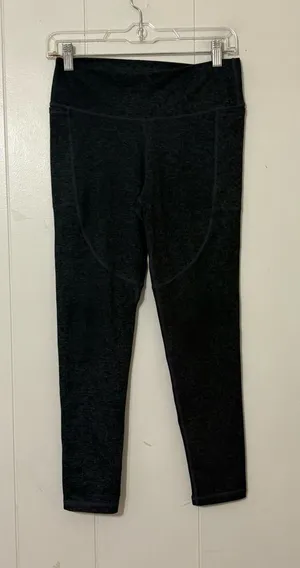Vuori Performance Leggings Heather Charcoal Yoga Workout Pants thumbnail 1