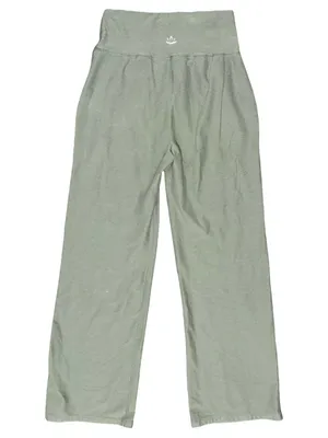 Beyond Yoga Women’s Size S Birch Heather Green Wide Leg Lounge Laid Back Pants thumbnail 4
