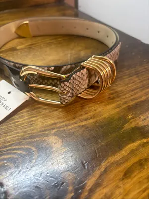Scoop snakeskin print belt size s/m thumbnail 3