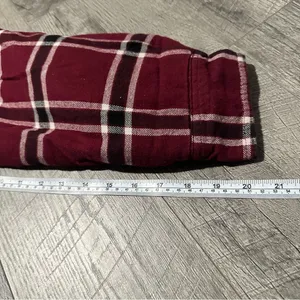 Wrangler Plaid navy Blue Red Women’s Sherpa lining Coat Jacket Pockets vintage thumbnail 8