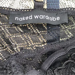 Naked Wardrobe Black Lace Bodysuit S thumbnail 6