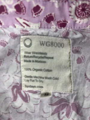 For Days Floral Pajama Set in organic cotton Size: Medium thumbnail 2