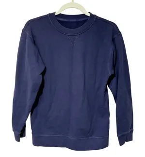 Lululemon All Yours Crewneck Night Sea NISE Navy Blue Pullover Sweatshirt thumbnail 1