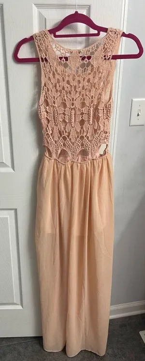 🦄L’ATISTE CROCHET CHIFFON DRESS, Medium thumbnail 2