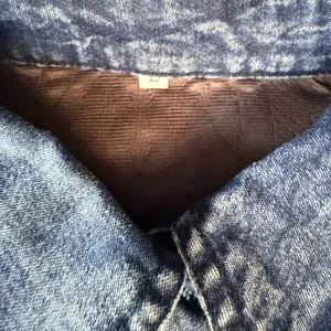 Women’s Quilted and Denim Long Sleeve Shirt Size L #260212 thumbnail 2