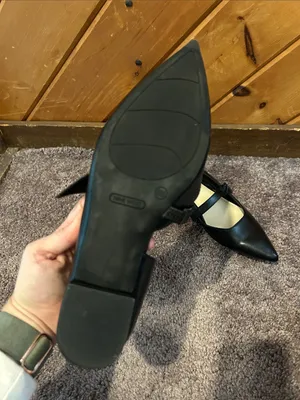 Nine West Lamond Black Mary Jane Pointed Toe Flat thumbnail 5