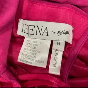 Mac Duggal 26512 Pink Back Drape Gown 6 FLAW thumbnail 4