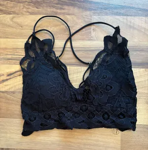 Bralette Bra Top Black thumbnail 1