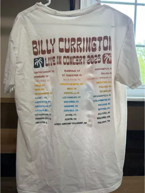 billy currington concert tee White Size L thumbnail 2