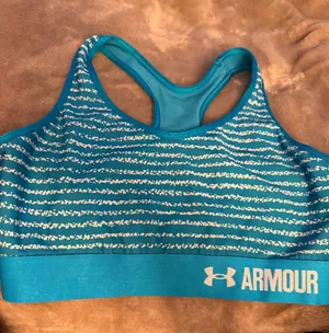Blue Under Armour Sports Bra thumbnail 1