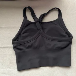 Alo Yoga Seamless Ribbed Favorite Bra Tank Black XS thumbnail 5