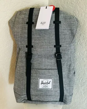 Herschel Supply Co. "Retreat' Little America Backpack,‎ Gray/Black NWT thumbnail 1