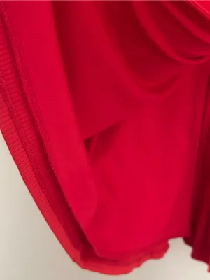 Lulus Centered on Style Red One-Shoulder Bodycon Ribbed Midi Dress Ruched Slit thumbnail 10