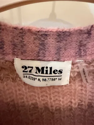 27 miles Leda cardigan in fantasy Pink Size XS thumbnail 4
