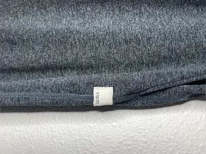 Vuori Charcoal Heather Mid Rise Performance Jogger Sweatpants Lounge Athleisure thumbnail 8