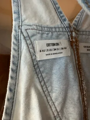 Cotton On Denim Overalls Short thumbnail 2