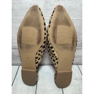 Madewell Remi Mule Leopard Print Flats Womens Size 6 Calf Hair Quiet Luxury thumbnail 6