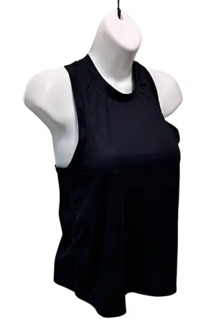 Vuori Crewneck Racerback Waist Length Tank Black Sz M Relaxed Fit Performance thumbnail 1