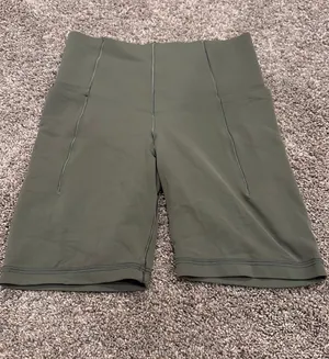Aerie OFFLINE Green Biker Shorts thumbnail 1