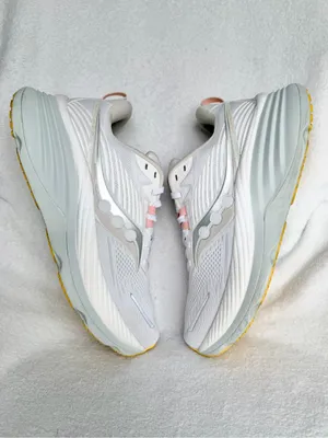 Saucony Hurricane 24 Womens 10 Shoes White Running Sneakers S10934-246 Road thumbnail 7
