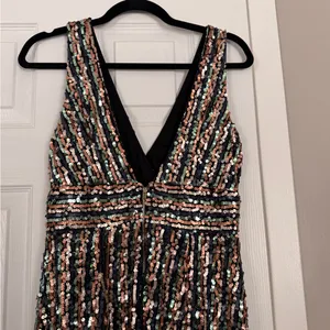 Lulus Multi Sequin Midi Dress Holiday Party New Year thumbnail 8