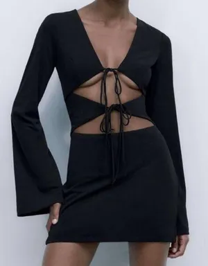 ZARA Mini Black Dress thumbnail 5