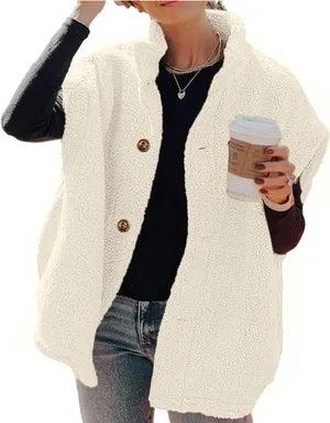 Amazon Women’s Oversized Sherpa Vest thumbnail 1