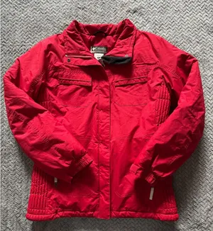 Columbia Sportswear Company Red Multipockets Cargi Hiking Jacket Size M‎ thumbnail 1