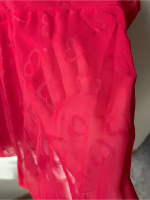 Gilligan & O'Malley Red Sheer Lingerie Top thumbnail 6