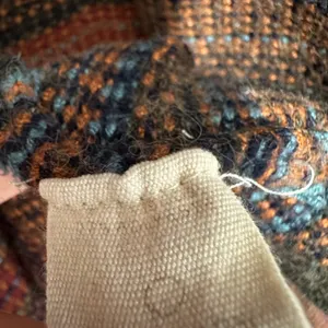 Mystree Cardigan Duster Sweater M Multi-Color Striped Longline Western Boho thumbnail 4