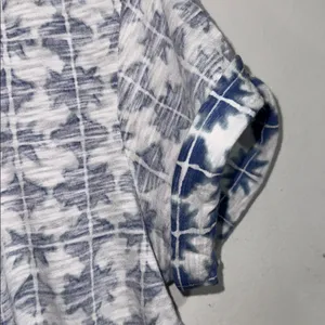 Ana medium shirt cuffed short sleeve top inside out tie dye medium soft casual thumbnail 2