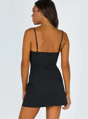 Princess Polly Black Cocktail Dress thumbnail 3