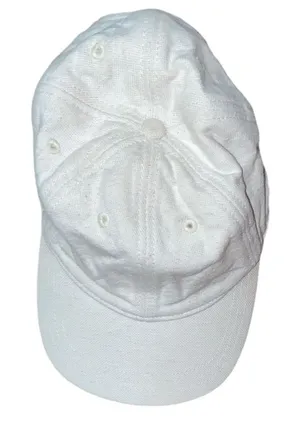 Madewell cotton ball cap in cream thumbnail 1