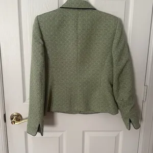 Women's blazer lime, green and black Jones studio size 8 thumbnail 3
