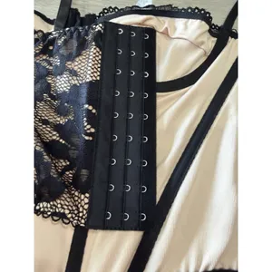 Unbranded Boned Corset‎ Top Shaping Outerwear Push Up Festival Lace Bustier Top thumbnail 9