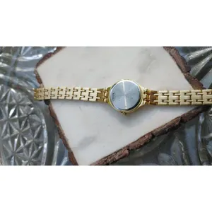 Carriage Timex Quartz Ladies Gold-Tone Watch Chain-Link Bracelet thumbnail 14