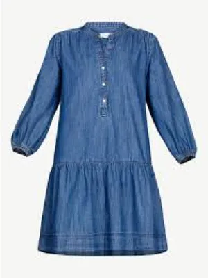 Free Assembly Blue Denim Shirt Dress thumbnail 1