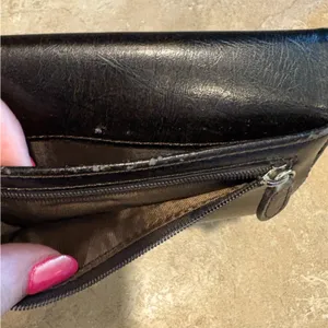 Dolce & Gabbana Wallet Black Faux/Leather Wallet Repair Project As Is thumbnail 2