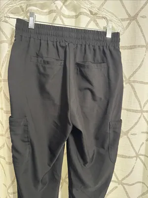Grey's Anatomy Black Cargo Jogger Professional Wear Scrubs thumbnail 5