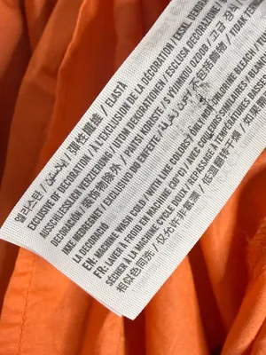 Abercrombie & Fitch Sydney Smocked Midi Dress Medium Orange Pockets thumbnail 5