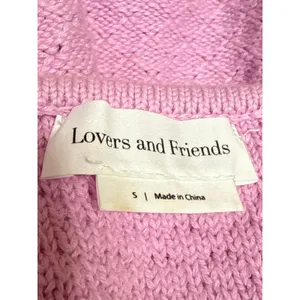 Lovers and Friends Francesca Pink Knit Racerback Cutout Mini Bodycon Dress Sz S thumbnail 5