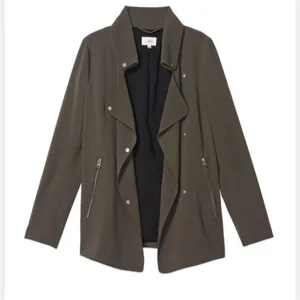 Aritzia Wilfred Mayet Crepe Jacket in Olive Green Size XXXS thumbnail 1