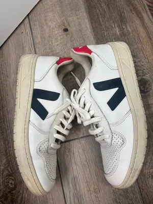 Veja V-10 Leather White Nautico Pekin thumbnail 4