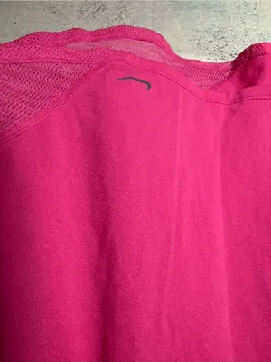 Nike Dri-Fit Pink Vented Racerback Activewear Curved Hem Tank Top M thumbnail 3